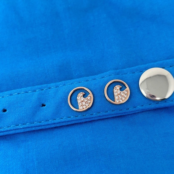 BEACH RIOT Women’s Blue Multi Jewelry Roll Beachly Exclusive With Earrings - Picture 5 of 5